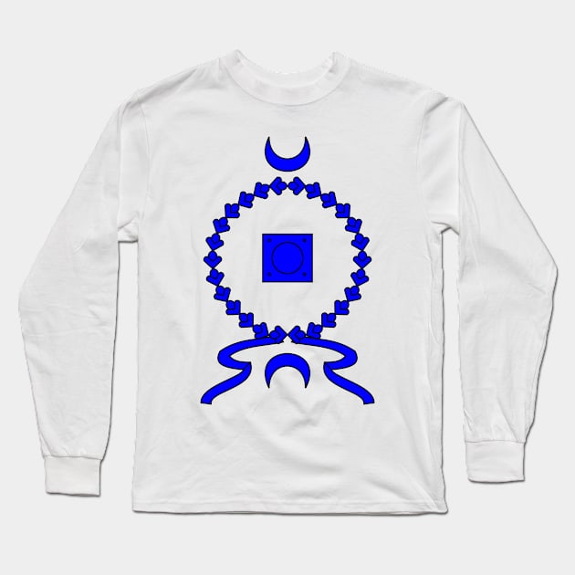 Imperial Roman Shield. Scutum (blue) Long Sleeve T-Shirt by PabloDeChenez